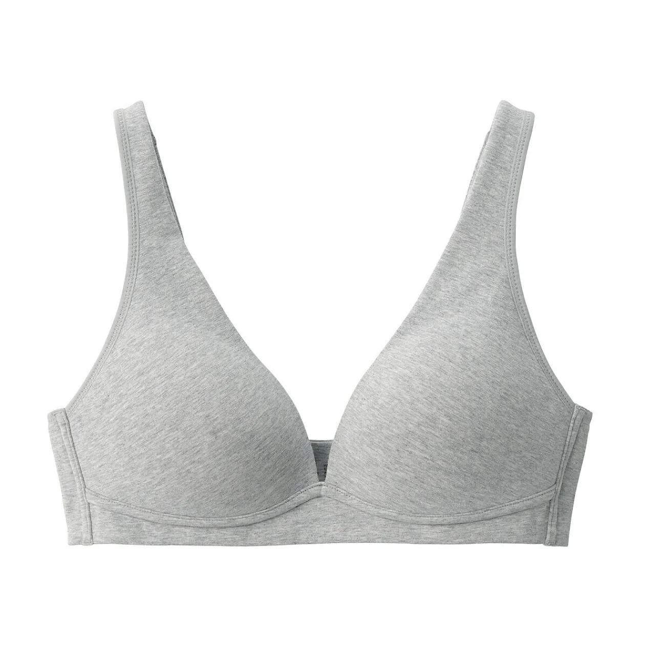 Sous‐Vêtements^Muji Soutien‐gorge plongeant sans armature en mélange de coton pour femme