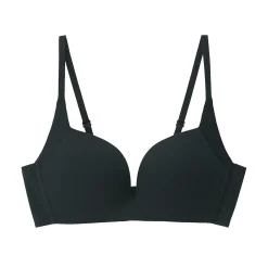 Sous‐Vêtements^Muji Soutien‐gorge sans armature en mélange de coton avec maintien latéral pour femme