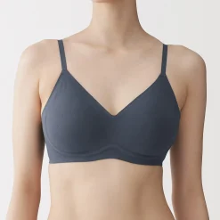 Sous‐Vêtements^Muji Soutien-gorge sans armature en mélange de coton pour femme