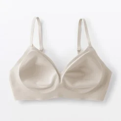 Sous‐Vêtements^Muji Soutien-gorge sans armature en mélange de coton pour femme