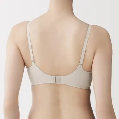 Sous‐Vêtements^Muji Soutien-gorge sans armature en mélange de coton pour femme