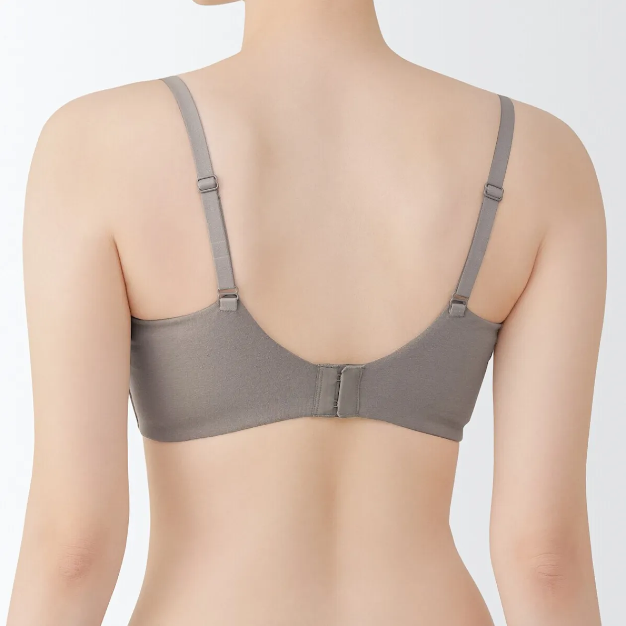 Sous‐Vêtements^Muji Soutien‐gorge sans armature en mélange de coton avec maintien latéral pour femme