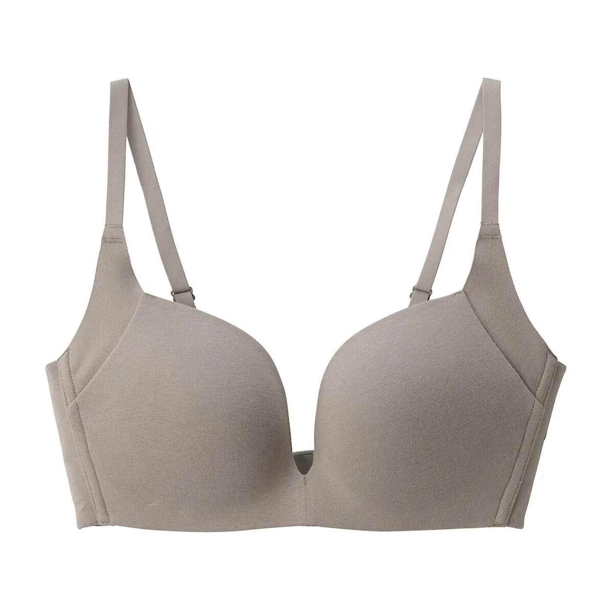Sous‐Vêtements^Muji Soutien‐gorge sans armature en mélange de coton avec maintien latéral pour femme