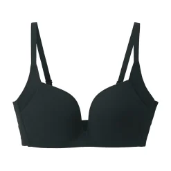 Sous‐Vêtements^Muji Soutien‐gorge sans armature en mélange de coton avec maintien latéral pour femme