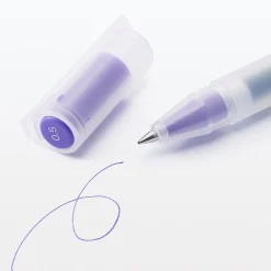 Packs De Stylos Et Crayons|Stylos Encre Gel^Muji Stylo à bille à encre gel coloré - 0,5 mm - Lot de 10