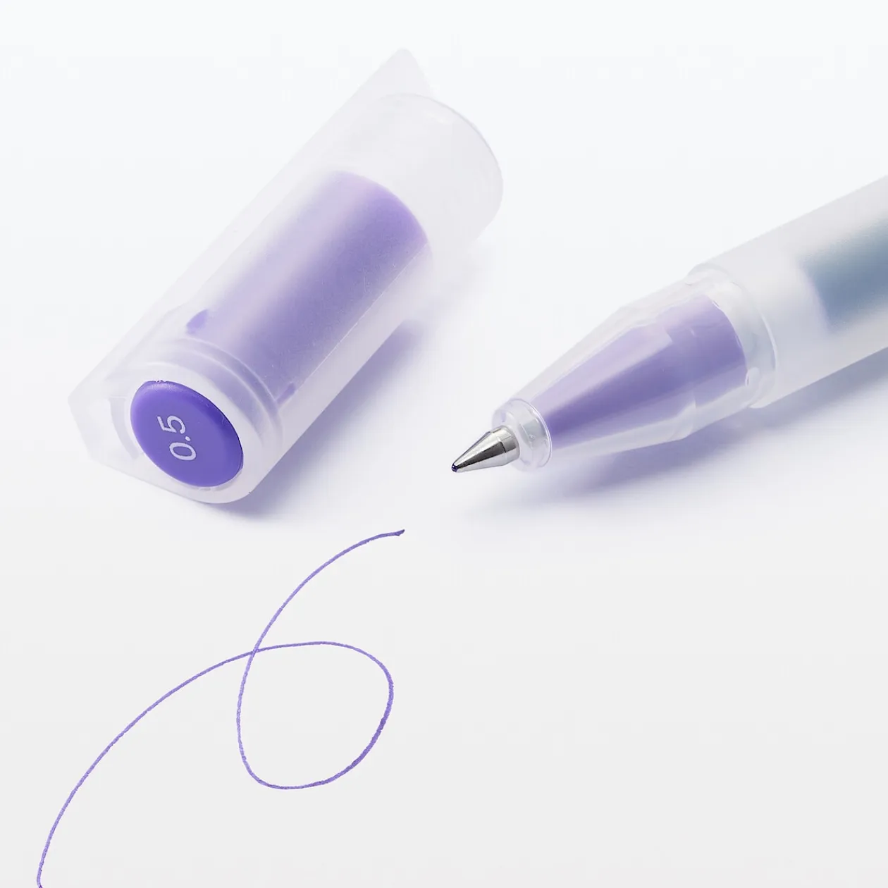 Packs De Stylos Et Crayons|Stylos Encre Gel^Muji Stylo à bille à encre gel coloré - 0,5 mm - Lot de 10