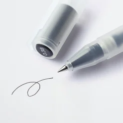 Packs De Stylos Et Crayons|Stylos Encre Gel^Muji Stylo à bille à encre gel noir - 0,38 mm - Lot de 10