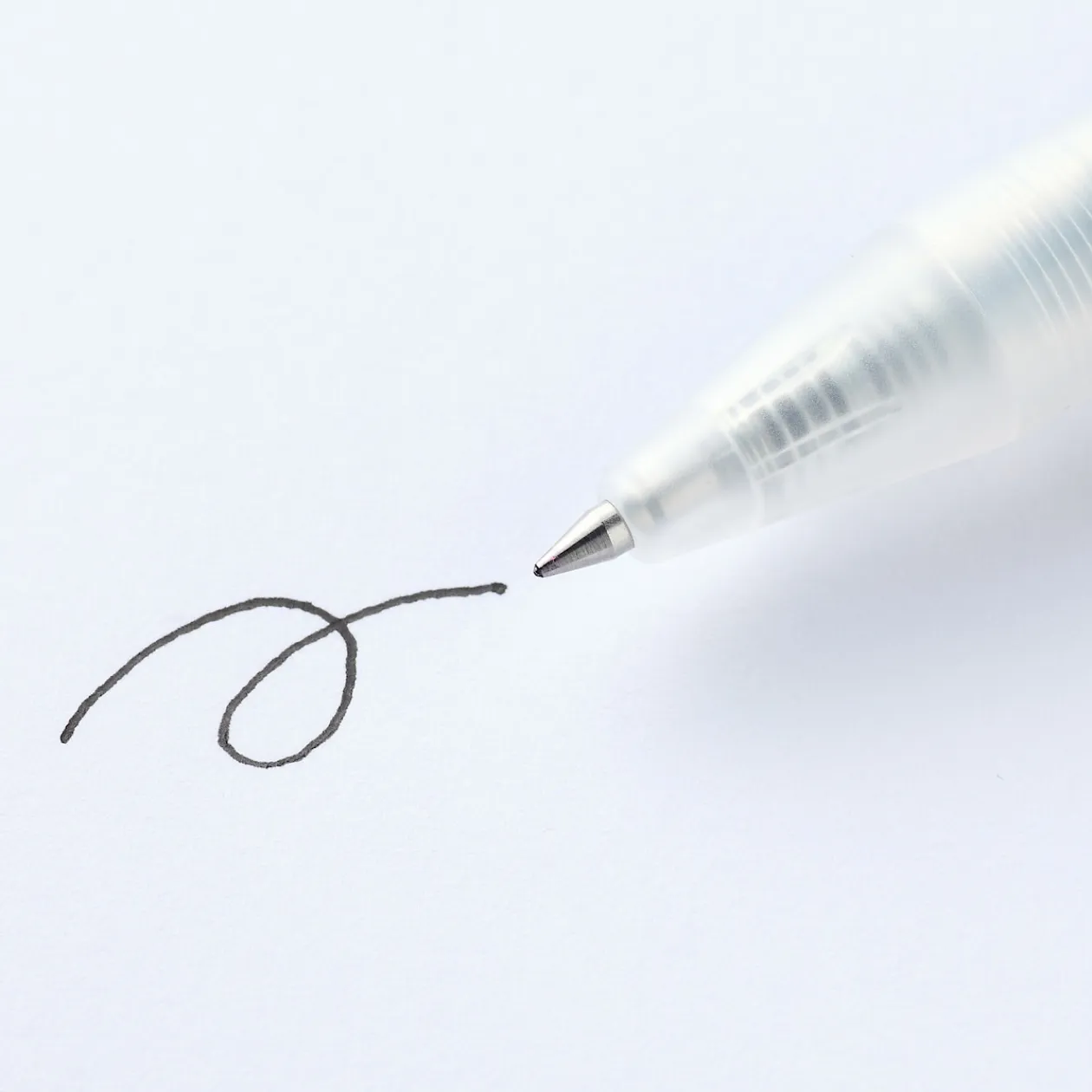 Packs De Stylos Et Crayons|Stylos Encre Gel^Muji Stylo à bille à encre gel rétractable noir - 0,5 mm - Lot de 10