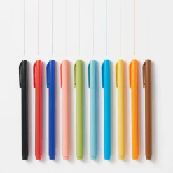 Feutres, Surligneurs Et Outils Correcteurs^Muji Stylo à encre à base d’eau, pointe fine - 0,5 mm, Noir