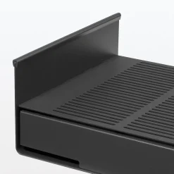 Boîtes Et Rangement De Bureau^Muji Support d'écran en acier avec tiroir ‐ large