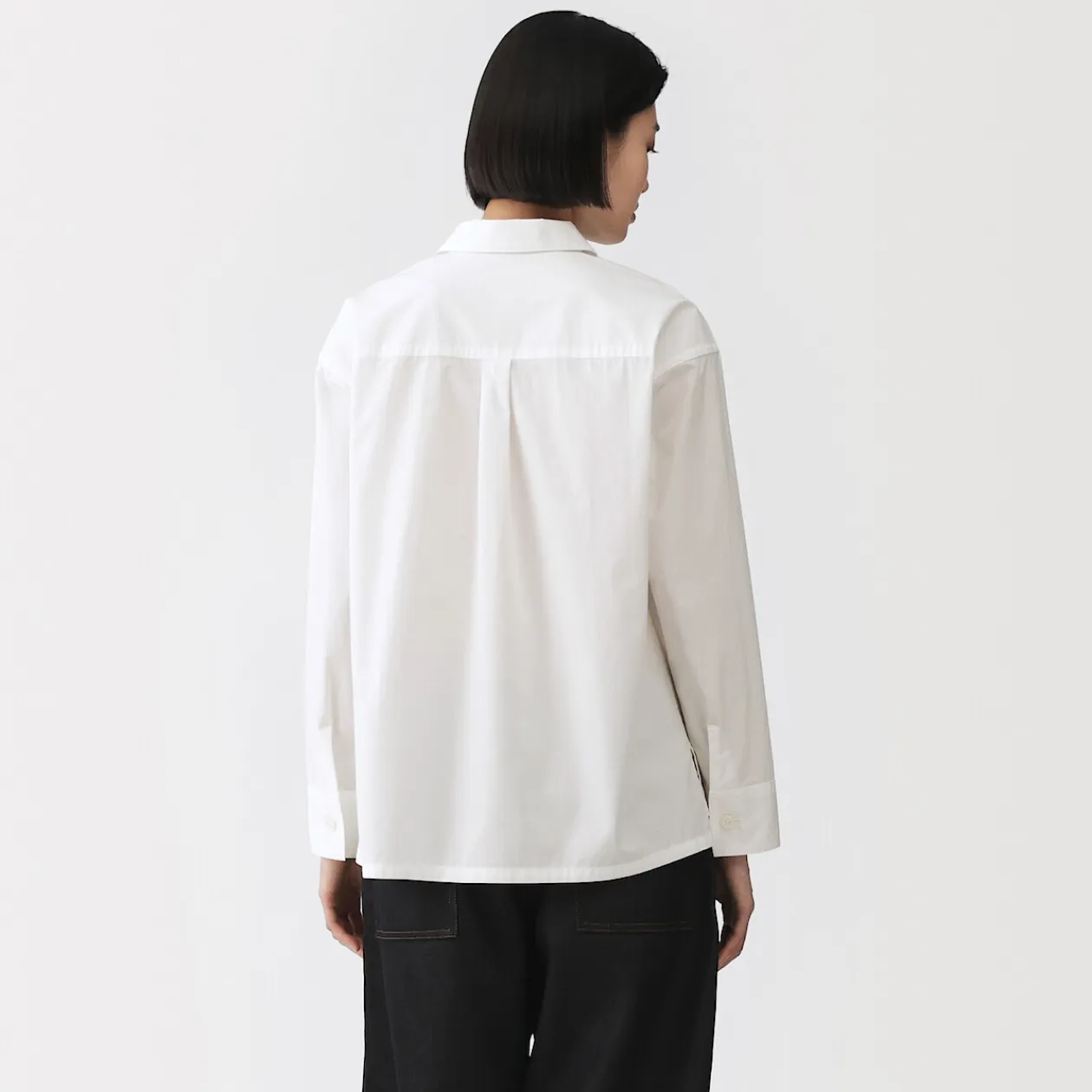 Chemises^Muji Surchemise en coton biologique pour femme