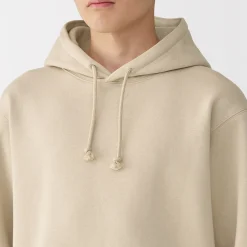 Pulls Et Cardigans|Hoodies Et Sweatshirts^Muji Sweatshirt à capuche en coton mélangé pour homme Ivoire