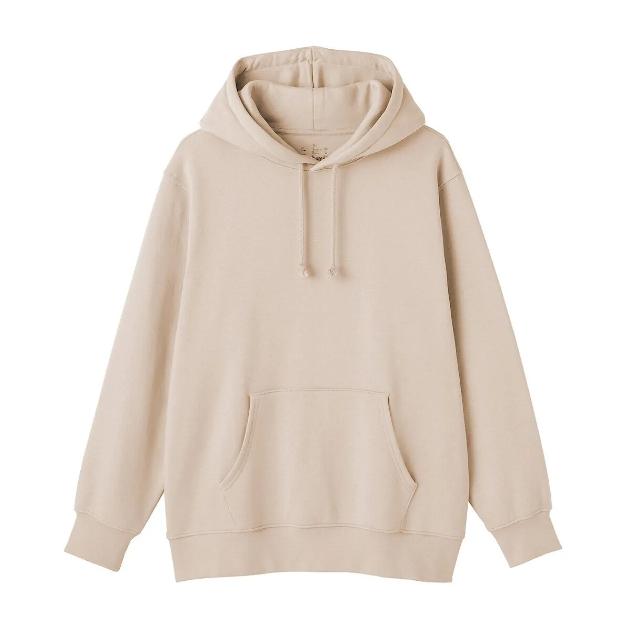 Pulls Et Cardigans|Hoodies Et Sweatshirts^Muji Sweatshirt à capuche en coton mélangé pour homme Ivoire