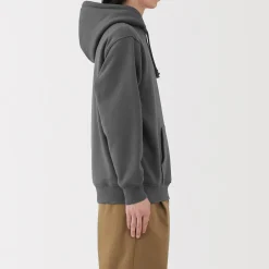 Pulls Et Cardigans|Hoodies Et Sweatshirts^Muji Sweatshirt à capuche en coton mélangé pour homme