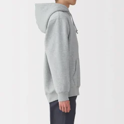 Pulls Et Cardigans|Hoodies Et Sweatshirts^Muji Sweatshirt à capuche en coton mélangé pour homme