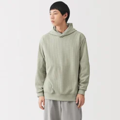 Pulls Et Cardigans|Hoodies Et Sweatshirts^Muji Sweat-shirt à capuche gaufré Quick Dry pour homme
