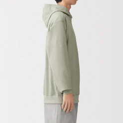 Pulls Et Cardigans|Hoodies Et Sweatshirts^Muji Sweat-shirt à capuche gaufré Quick Dry pour homme