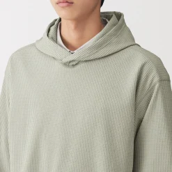 Pulls Et Cardigans|Hoodies Et Sweatshirts^Muji Sweat-shirt à capuche gaufré Quick Dry pour homme