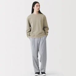 Pulls Et Cardigans|Hoodies Et Sweatshirts^Muji Sweat-shirt à col ras du cou et à double tricot pour homme