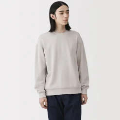 Pulls Et Cardigans|Hoodies Et Sweatshirts^Muji Sweat-shirt à col ras du cou et à double tricot pour homme