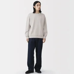 Pulls Et Cardigans|Hoodies Et Sweatshirts^Muji Sweat-shirt à col ras du cou et à double tricot pour homme