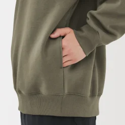 Pulls Et Cardigans|Hoodies Et Sweatshirts^Muji Sweatshirt à demi‐zip en coton mélangé pour homme