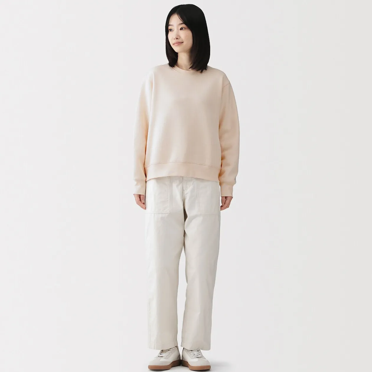 Pulls Et Cardigans|Hoodies Et Sweatshirts^Muji Sweat-shirt en coton mélangé pour femme