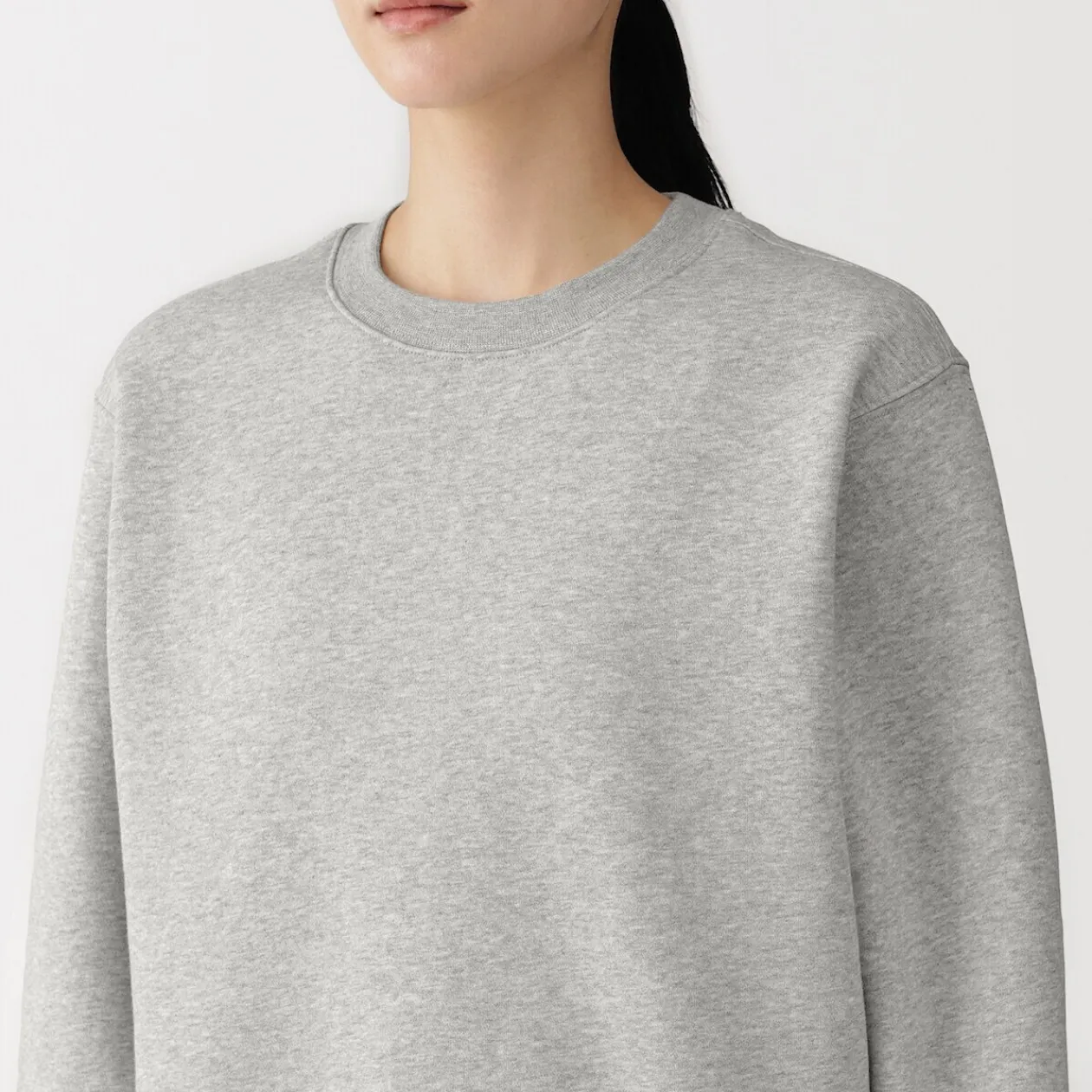Pulls Et Cardigans|Hoodies Et Sweatshirts^Muji Sweat-shirt en coton mélangé pour femme