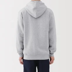 Pulls Et Cardigans|Hoodies Et Sweatshirts^Muji Sweatshirt zippé en coton mélangé à capuche homme