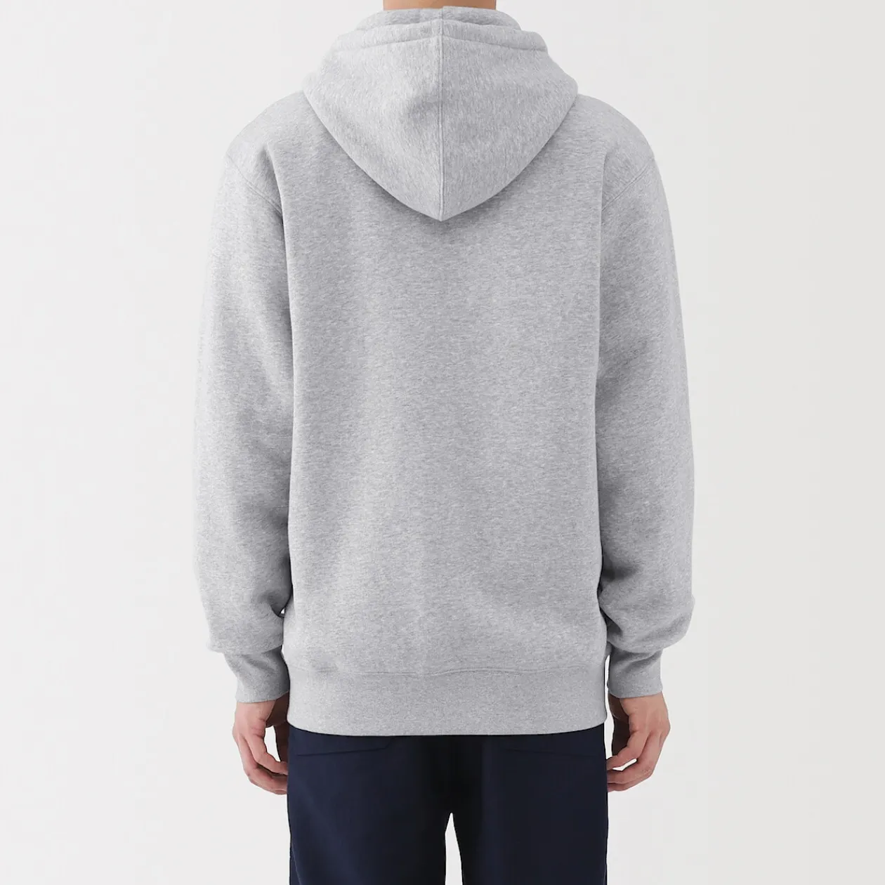 Pulls Et Cardigans|Hoodies Et Sweatshirts^Muji Sweatshirt zippé en coton mélangé à capuche homme