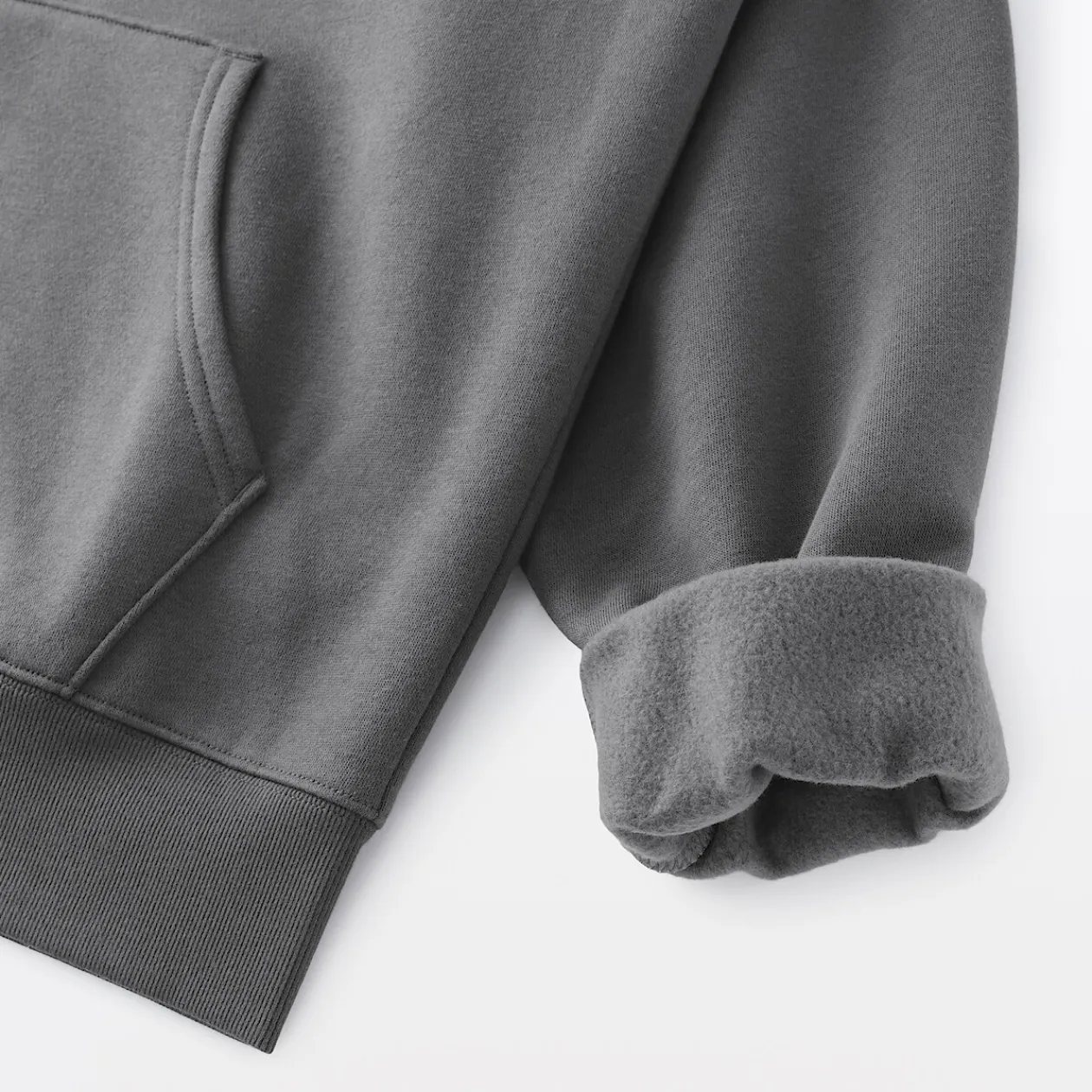 Pulls Et Cardigans|Hoodies Et Sweatshirts^Muji Sweatshirt zippé en coton mélangé à capuche homme