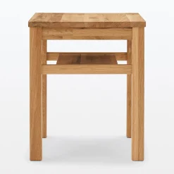 Lits^Muji Table de nuit en chêne