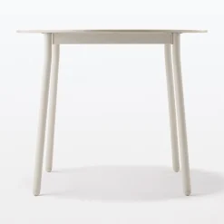Tables^Muji Table en aluminium - Grande - Gris clair