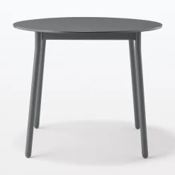 Tables^Muji Table en aluminium - Grande - Gris foncé