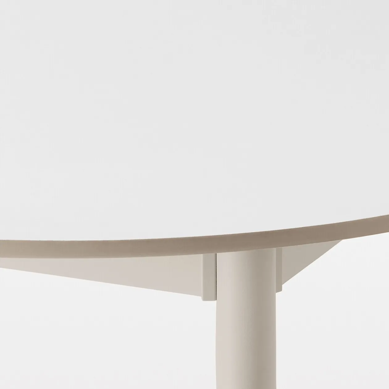 Tables^Muji Table en aluminium - Petite - Gris clair