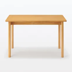 Tables^Muji Table en hévéa rectangulaire ‐ S