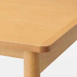 Tables^Muji Table en hévéa rectangulaire ‐ S