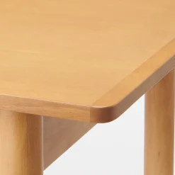 Tables^Muji Table en hévéa rectangulaire ‐ L