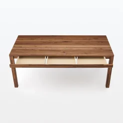 Tables^Muji Table en noyer naturel 180cm
