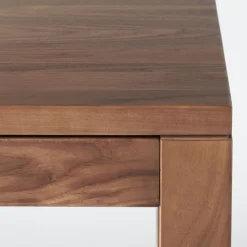 Tables^Muji Table en noyer naturel 140cm