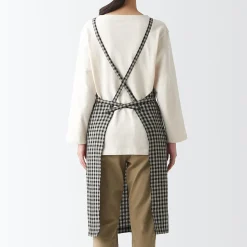 Linge De Table^Muji Tablier croisé dans le dos en lin