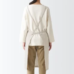 Linge De Table^Muji Tablier croisé dans le dos en lin