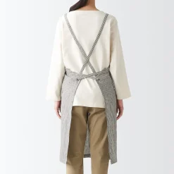 Linge De Table^Muji Tablier croisé dans le dos en lin