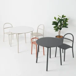 Chaises, Bancs Et Tabourets^Muji Tabouret en aluminium - Bourgogne