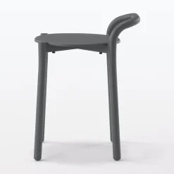 Chaises, Bancs Et Tabourets^Muji Tabouret en aluminium - Gris foncé