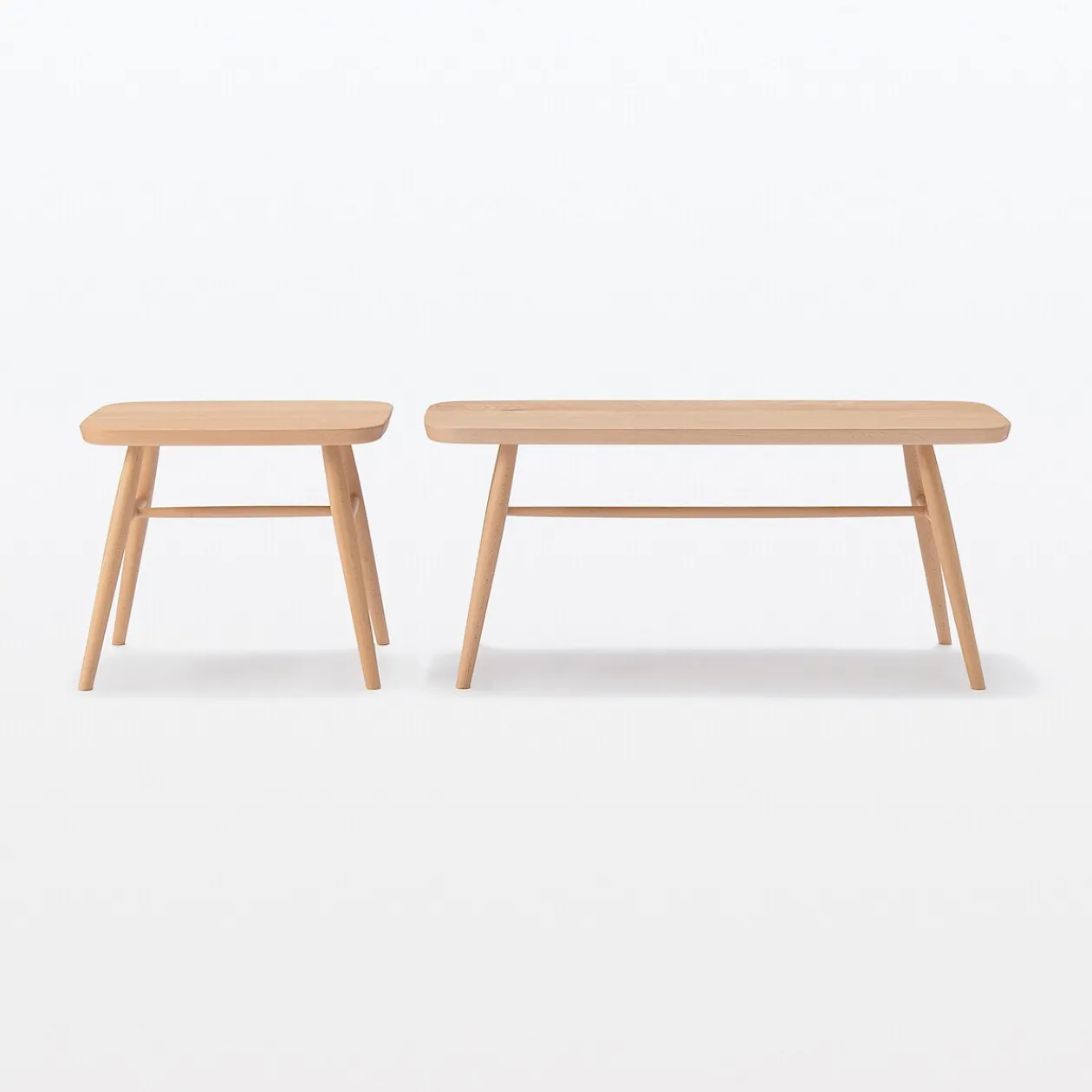 Chaises, Bancs Et Tabourets^Muji Tabouret en être massif à pieds arrondis