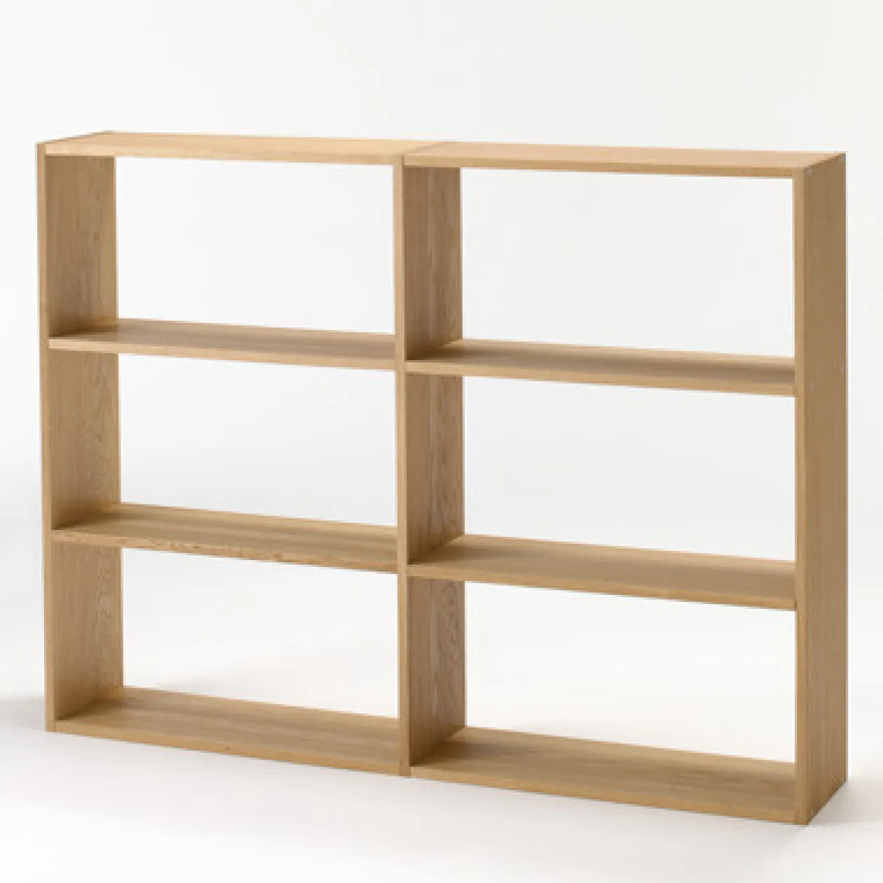 Étagères Modulables En Bois^Muji Étagère additionnelle large en chêne ‐ 3 niveaux (Dont Eco‐part. 1,80 €)