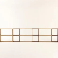 Étagères Modulables En Bois^Muji Étagère additionnelle large en chêne ‐ 3 niveaux (Dont Eco‐part. 1,80 €)