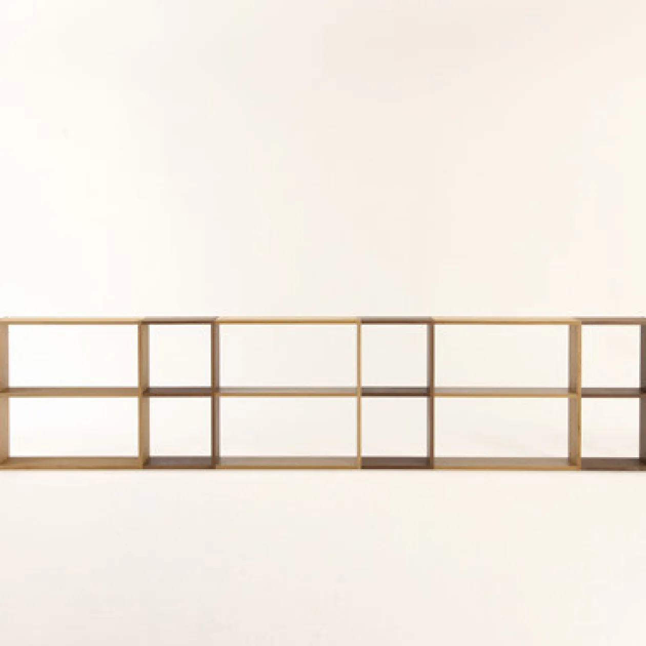 Étagères Modulables En Bois^Muji Étagère additionnelle large en chêne ‐ 3 niveaux (Dont Eco‐part. 1,80 €)