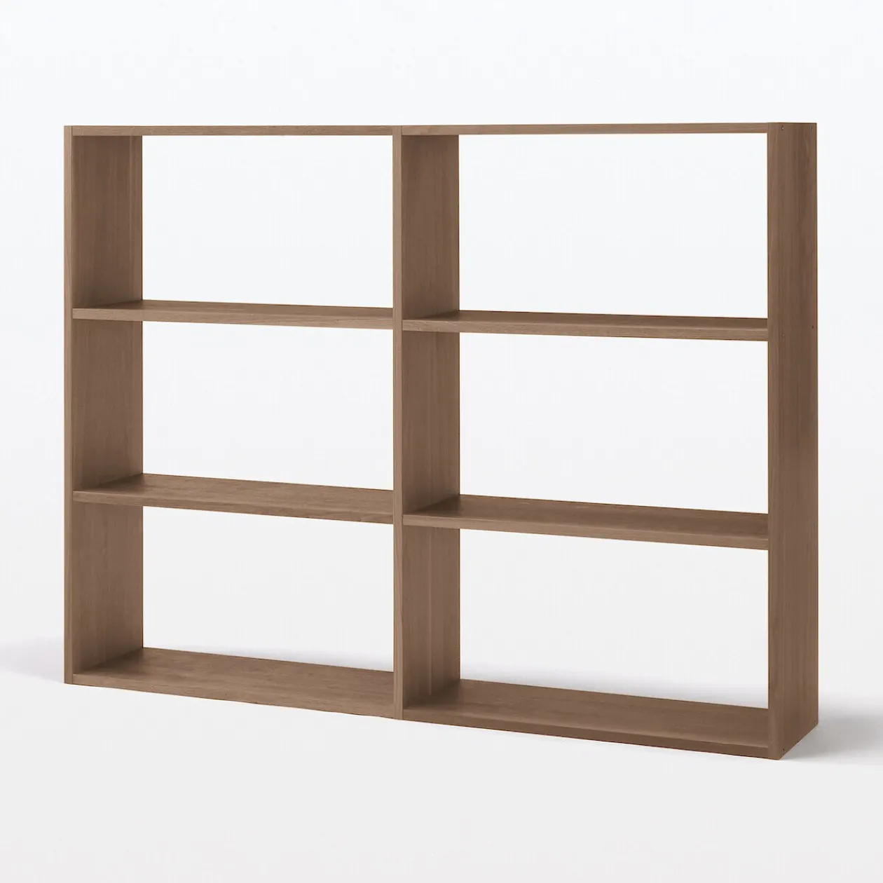 Étagères Modulables En Bois^Muji Étagère additionnelle large en noyer ‐ 3 niveaux (Dont Eco‐part. 1,80 €)